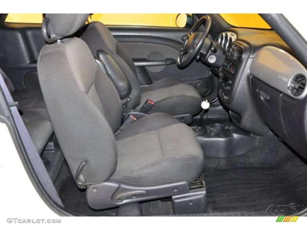 2005 PT Cruiser Touring Turbo Convertible - Cool Vanilla White / Dark Slate Gray photo #16