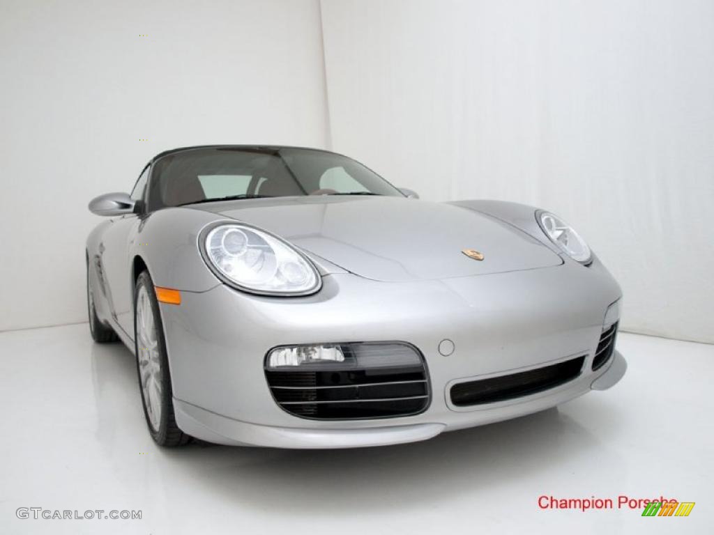 2008 Boxster RS 60 Spyder - GT Silver Metallic / Carrera Red photo #16