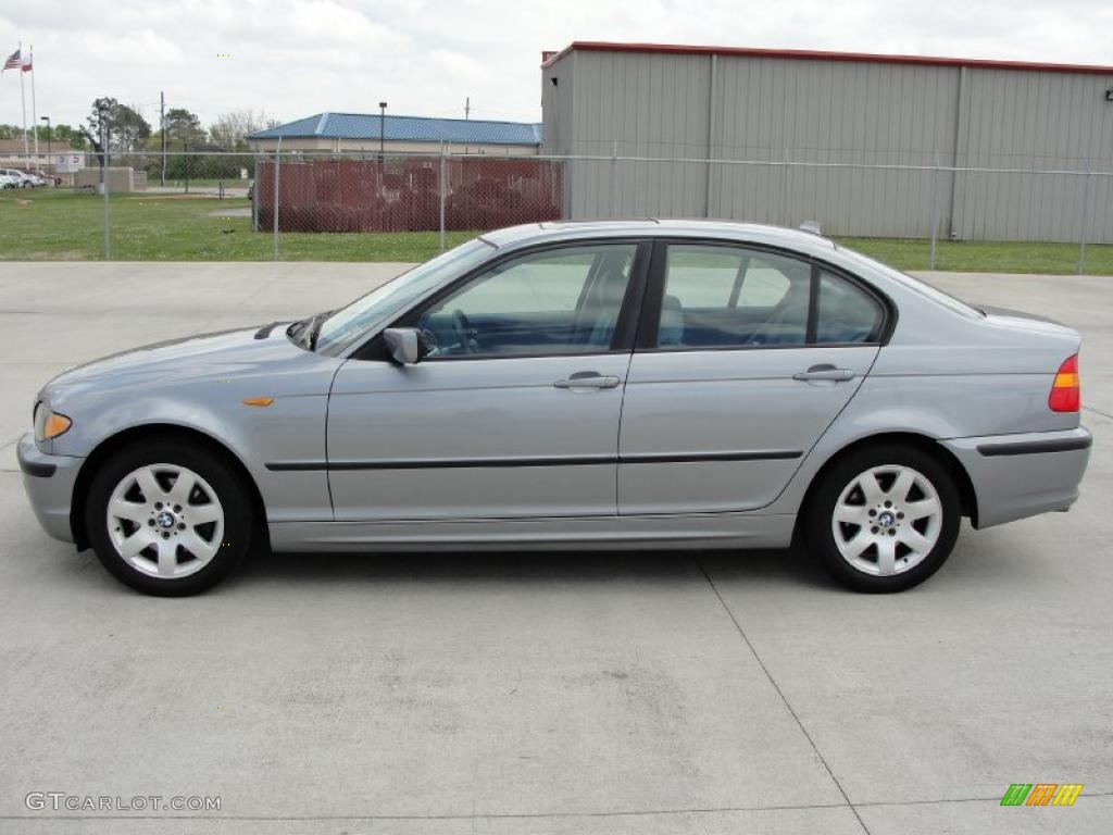 2004 3 Series 325i Sedan - Silver Grey Metallic / Grey photo #6