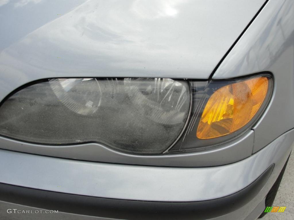 2004 3 Series 325i Sedan - Silver Grey Metallic / Grey photo #10