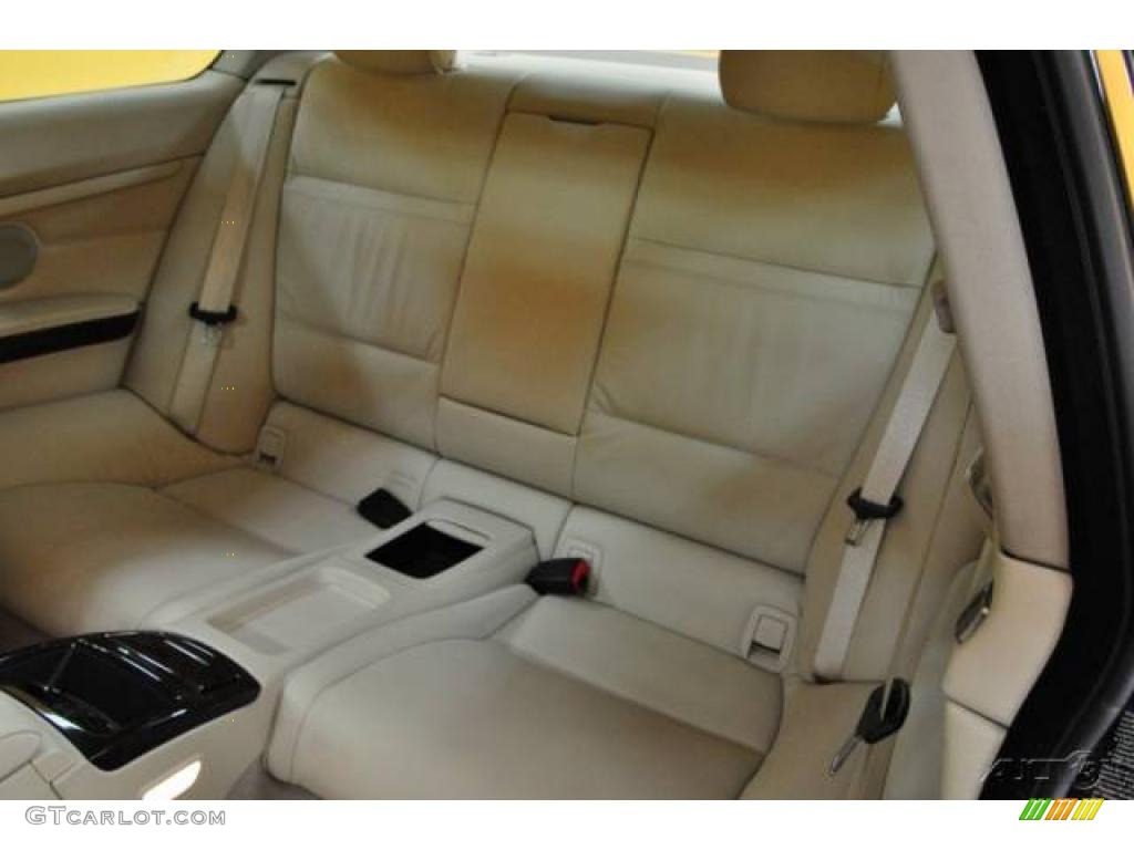 2007 3 Series 328xi Coupe - Deep Green Metallic / Cream Beige photo #12