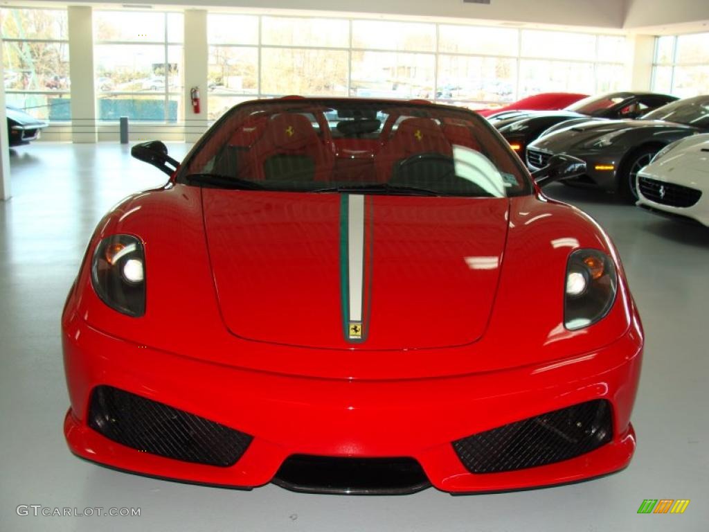 2009 F430 16M Scuderia Spider - Rosso Scuderia (Red) / Red photo #2