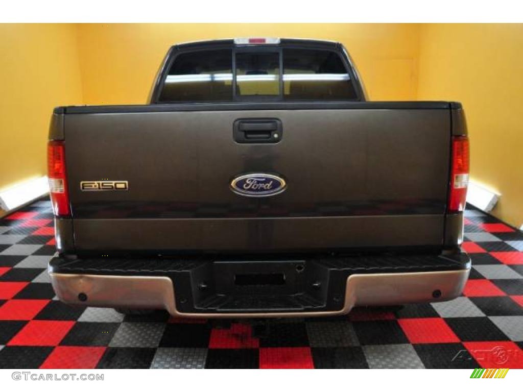 2005 F150 Lariat SuperCrew 4x4 - Black / Tan photo #5