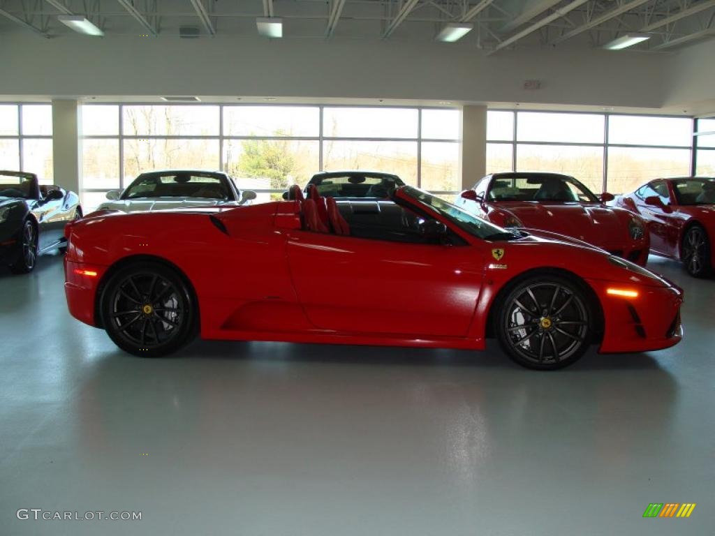 2009 F430 16M Scuderia Spider - Rosso Scuderia (Red) / Red photo #5