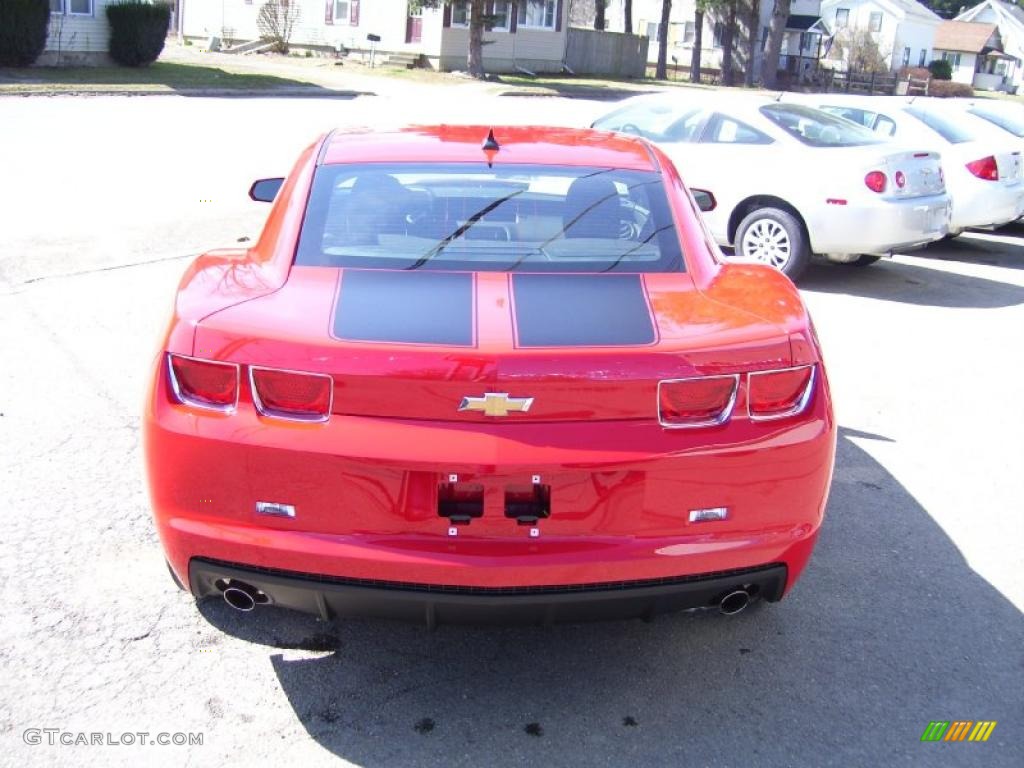 2010 Camaro LT Coupe - Victory Red / Black photo #5