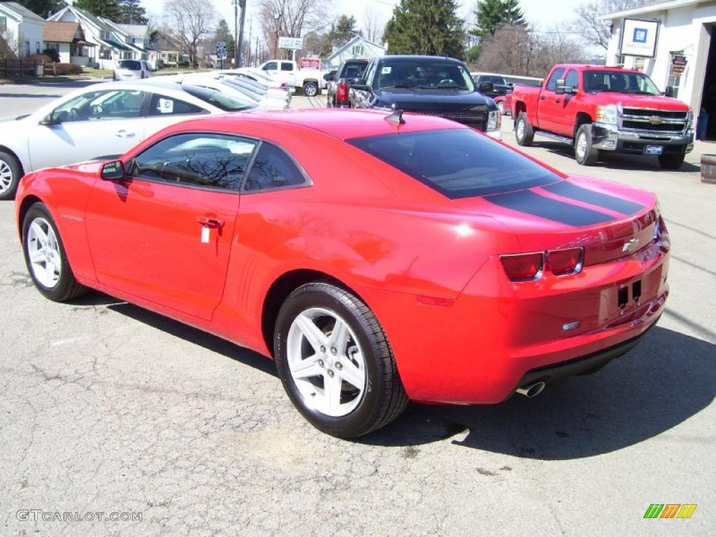 2010 Camaro LT Coupe - Victory Red / Black photo #6