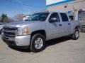 2010 Sheer Silver Metallic Chevrolet Silverado 1500 LT Crew Cab 4x4  photo #1