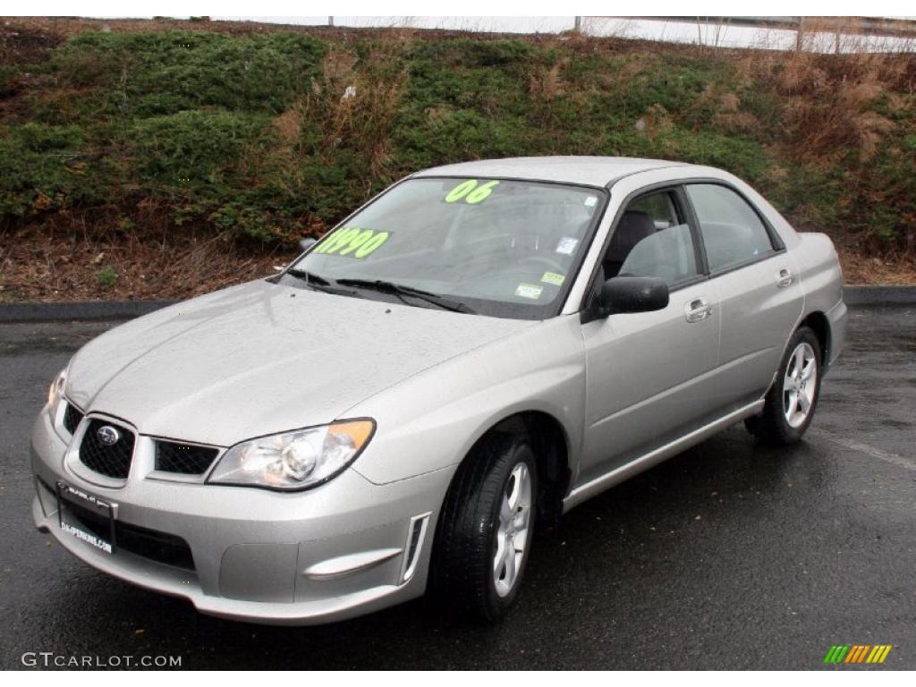 2006 Impreza 2.5i Sedan - Crystal Gray Metallic / Anthracite Black photo #1