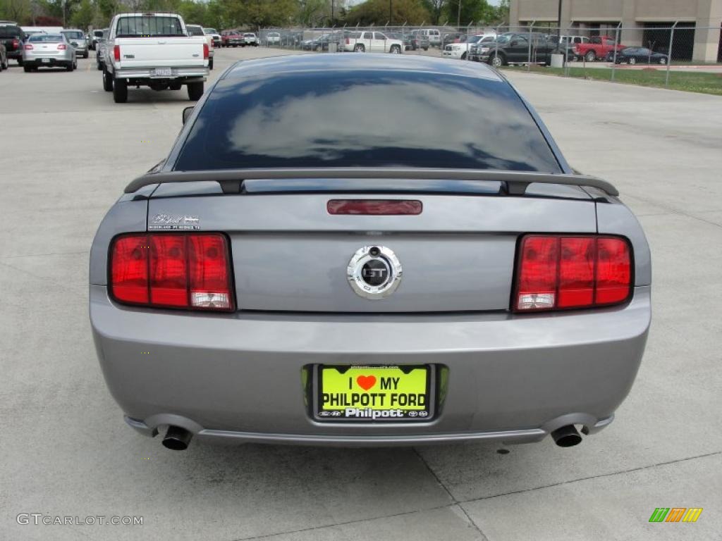 2007 Mustang GT Premium Coupe - Tungsten Grey Metallic / Dark Charcoal photo #4