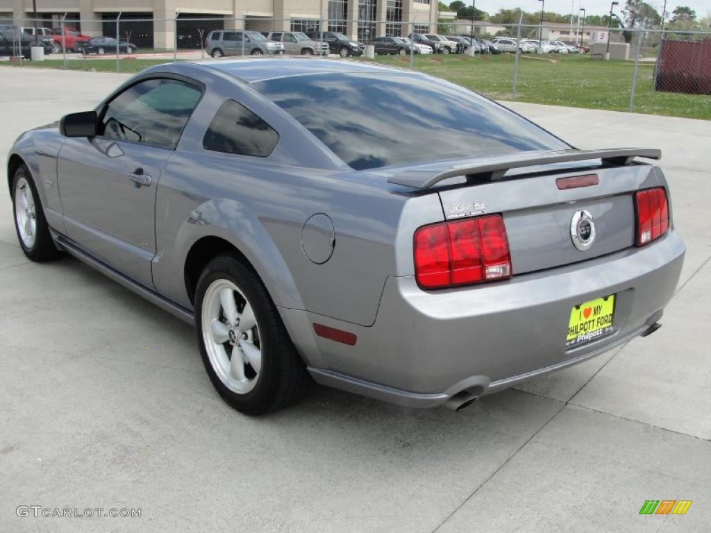 2007 Mustang GT Premium Coupe - Tungsten Grey Metallic / Dark Charcoal photo #5