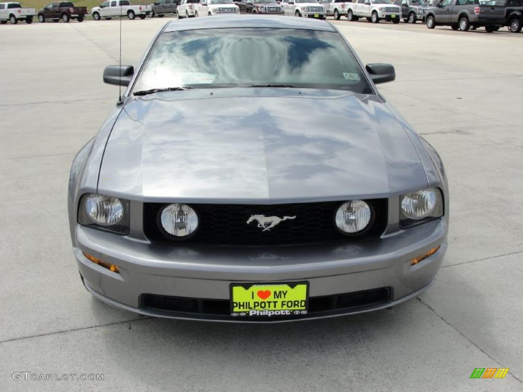 2007 Mustang GT Premium Coupe - Tungsten Grey Metallic / Dark Charcoal photo #8