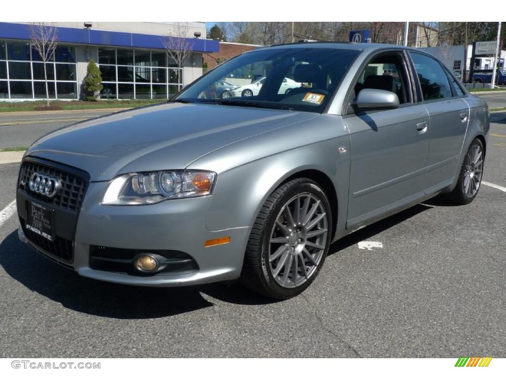 2008 A4 3.2 quattro Sedan - Quartz Grey Metallic / Black photo #12