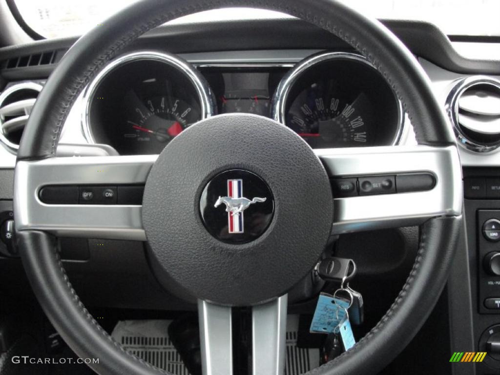 2007 Mustang GT Premium Coupe - Tungsten Grey Metallic / Dark Charcoal photo #34