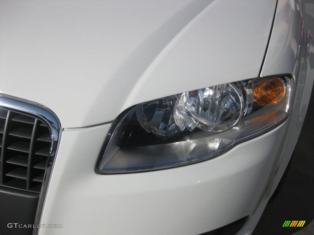 2008 A4 2.0T Sedan - Ibis White / Black photo #27