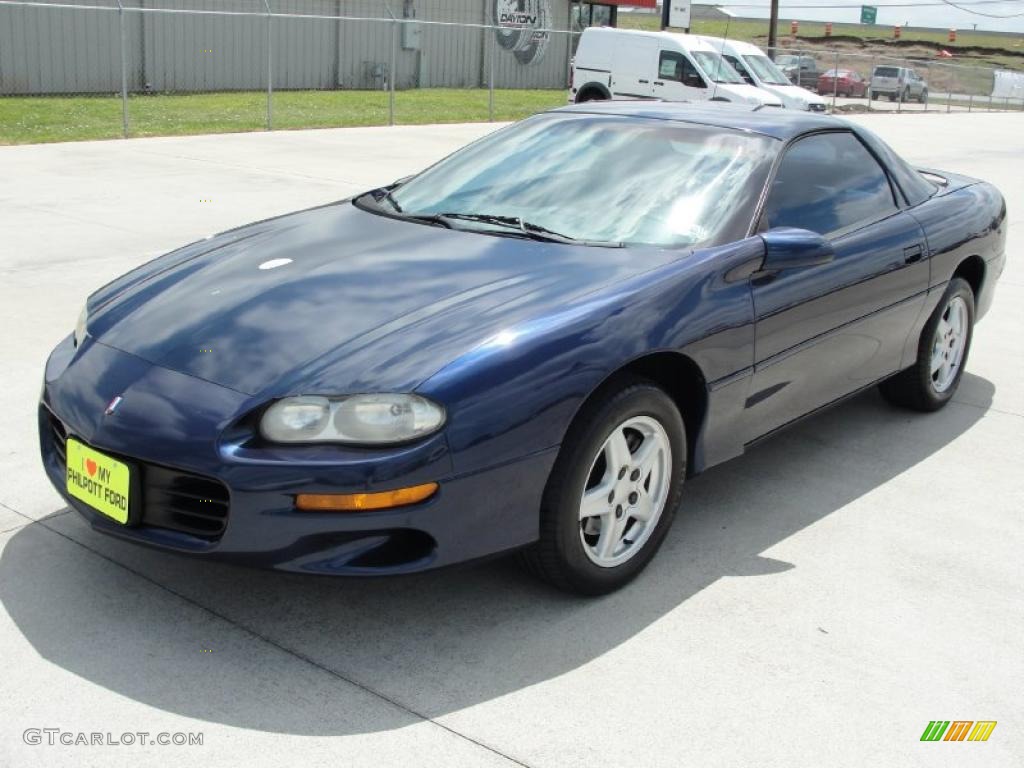1999 Camaro Coupe - Navy Blue Metallic / Dark Gray photo #7