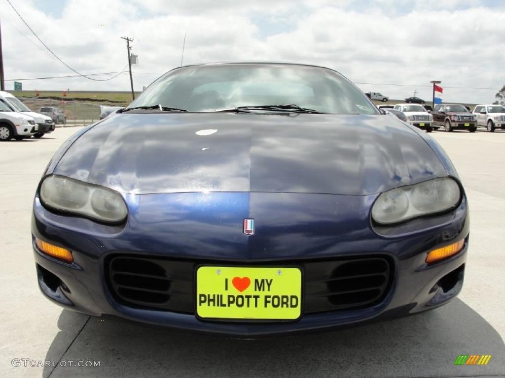 1999 Camaro Coupe - Navy Blue Metallic / Dark Gray photo #9