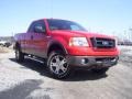 2007 Bright Red Ford F150 FX4 SuperCab 4x4  photo #3