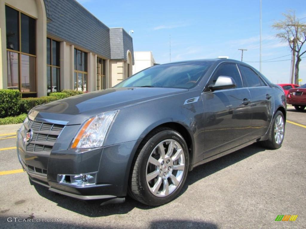 Thunder Gray Chromaflair 2008 Cadillac CTS Sedan Exterior Photo #27935202
