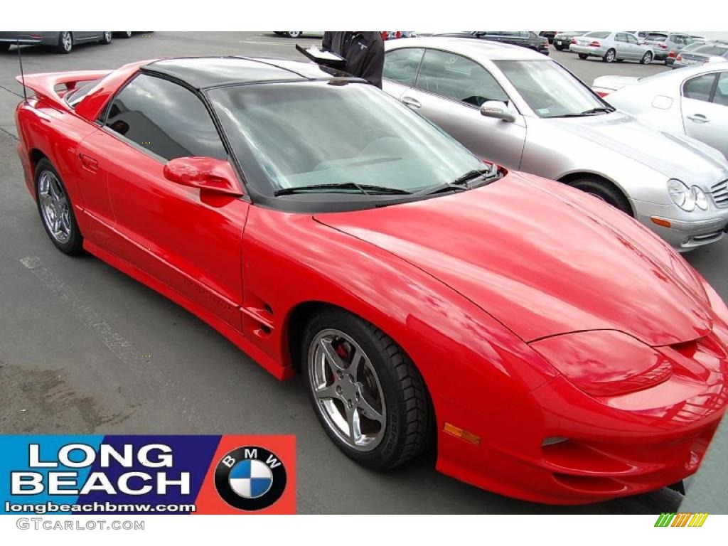 1999 Firebird Trans Am Coupe - Bright Red / Dark Pewter photo #1