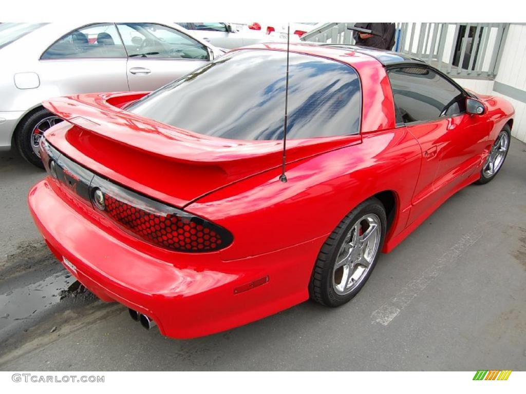 1999 Firebird Trans Am Coupe - Bright Red / Dark Pewter photo #2