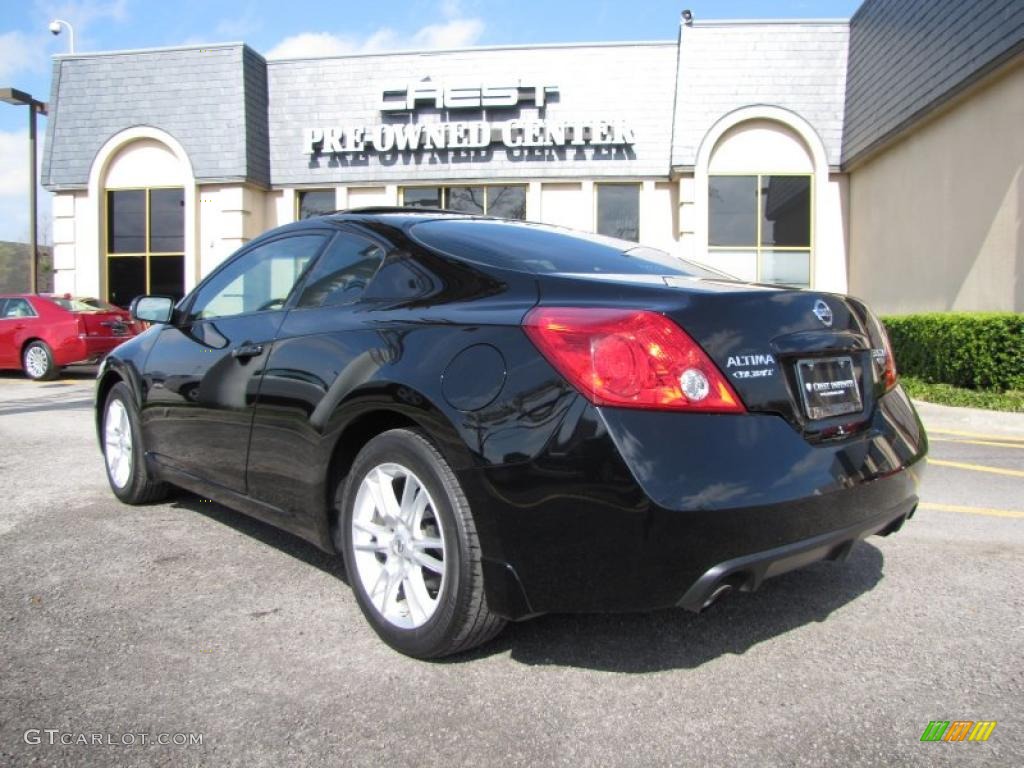 2008 Altima 3.5 SE Coupe - Super Black / Charcoal photo #5