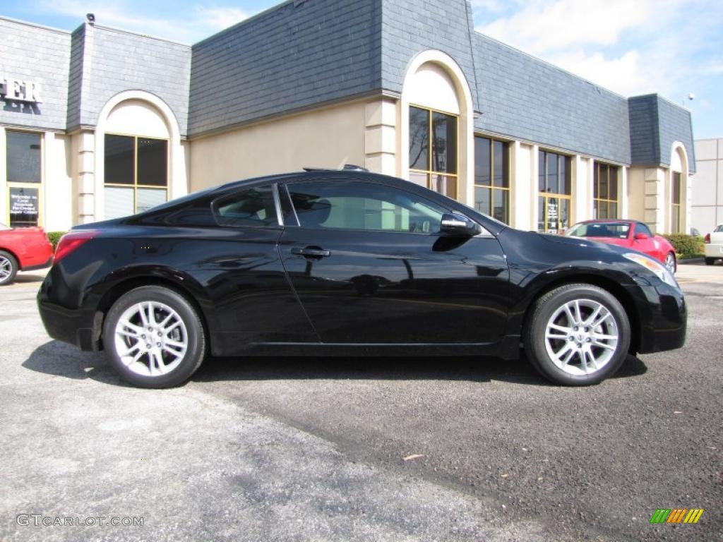 2008 Altima 3.5 SE Coupe - Super Black / Charcoal photo #7