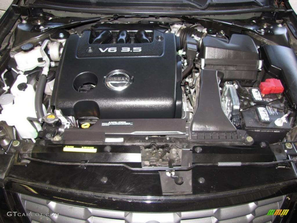 2008 Altima 3.5 SE Coupe - Super Black / Charcoal photo #17