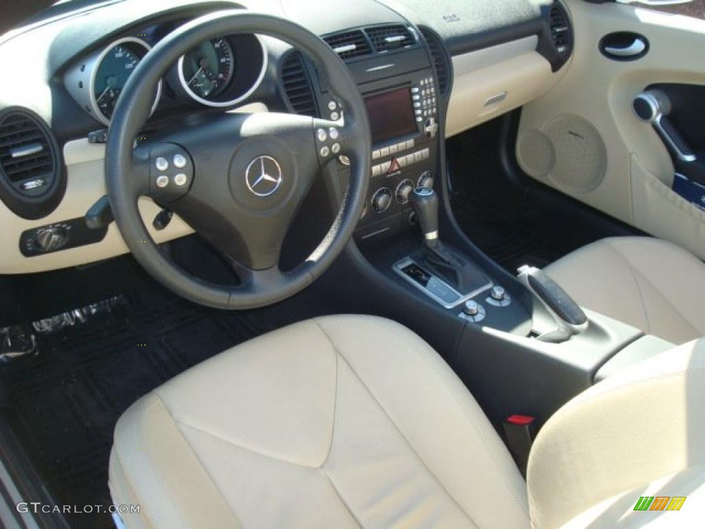 2007 SLK 280 Roadster - Arctic White / Beige photo #15