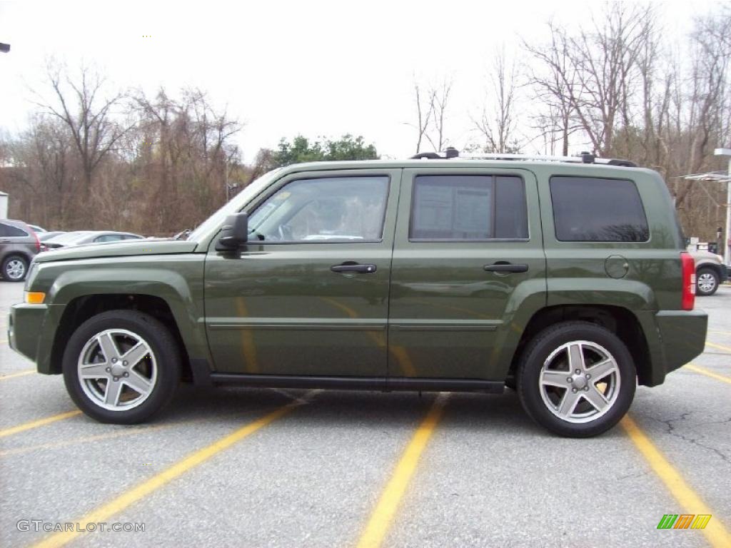 2007 Patriot Limited 4x4 - Jeep Green Metallic / Pastel Slate Gray photo #21
