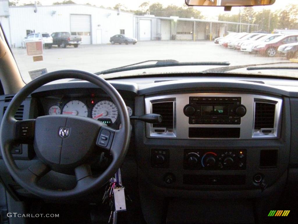 2008 Ram 1500 Big Horn Edition Quad Cab 4x4 - Bright Silver Metallic / Medium Slate Gray photo #11