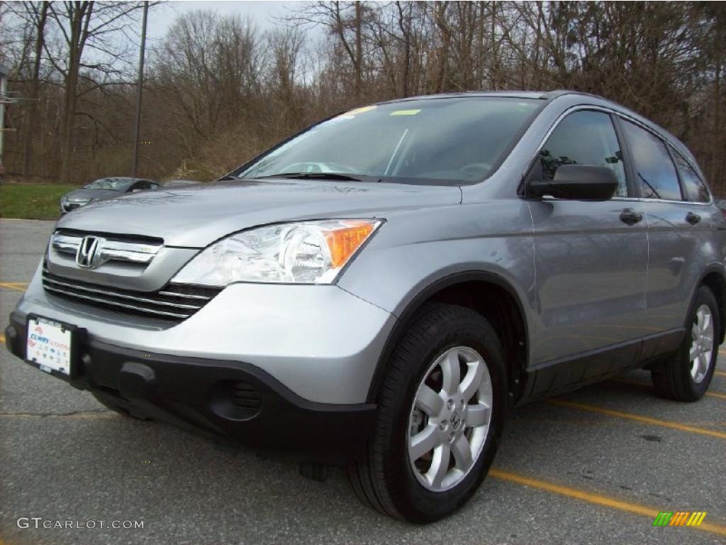 2007 CR-V EX 4WD - Whistler Silver Metallic / Gray photo #25