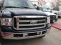 2005 Medium Wedgewood Blue Metallic Ford F250 Super Duty Lariat Crew Cab 4x4  photo #6