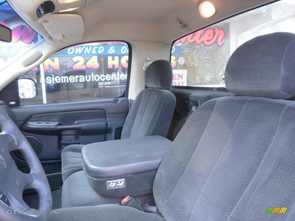 2002 Ram 1500 SLT Regular Cab 4x4 - Bright White / Dark Slate Gray photo #21