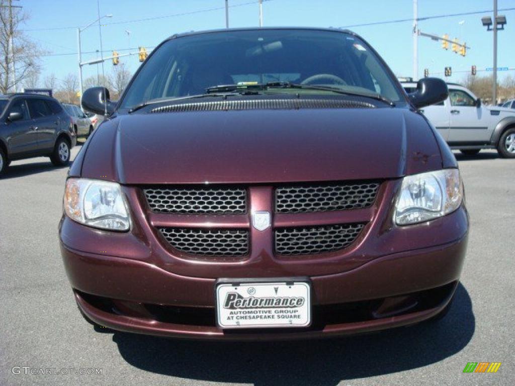 2004 Grand Caravan SE - Deep Molten Red Pearl / Khaki photo #8