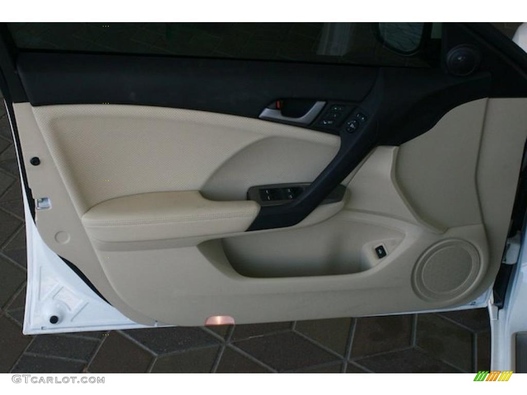 2010 TSX Sedan - Premium White Pearl / Taupe photo #19
