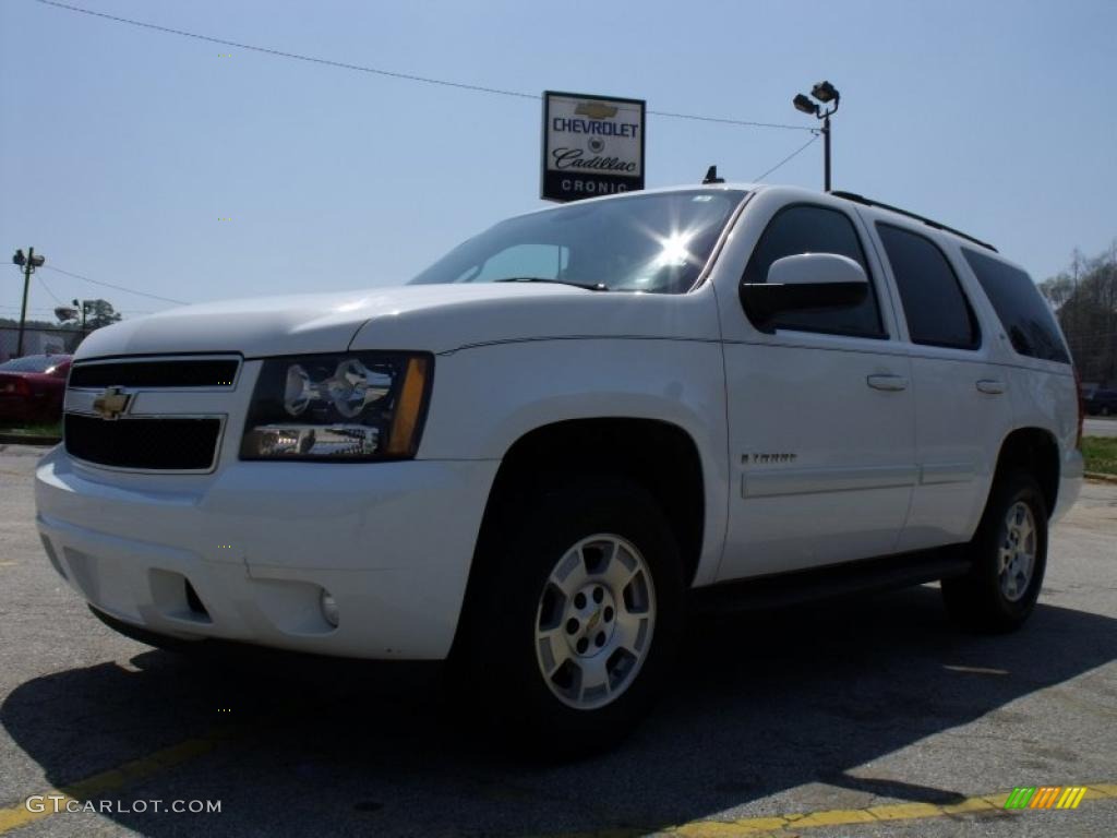 2007 Tahoe LT - Summit White / Ebony photo #1