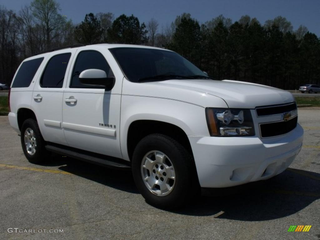 2007 Tahoe LT - Summit White / Ebony photo #7