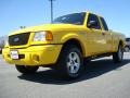 2002 Chrome Yellow Ford Ranger Edge SuperCab 4x4  photo #1