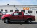 2005 Bright Red Ford F150 FX4 SuperCab 4x4  photo #2