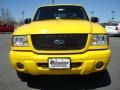 2002 Chrome Yellow Ford Ranger Edge SuperCab 4x4  photo #9