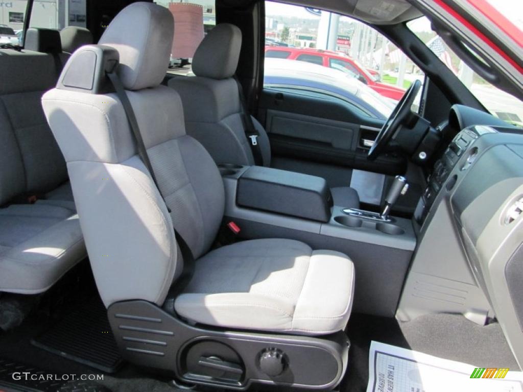 2005 F150 FX4 SuperCab 4x4 - Bright Red / Medium Flint/Dark Flint Grey photo #13