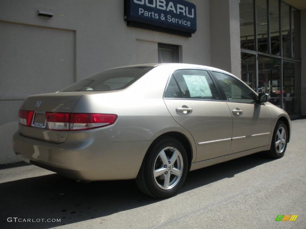 2003 Accord EX-L Sedan - Desert Mist Metallic / Ivory photo #3