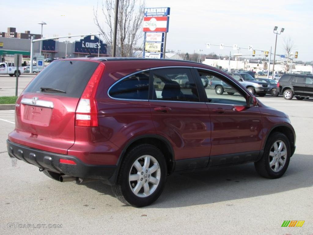 2007 CR-V EX-L 4WD - Tango Red Pearl / Gray photo #5