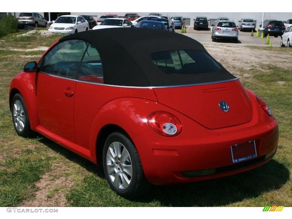 2010 New Beetle 2.5 Convertible - Salsa Red / Black photo #2