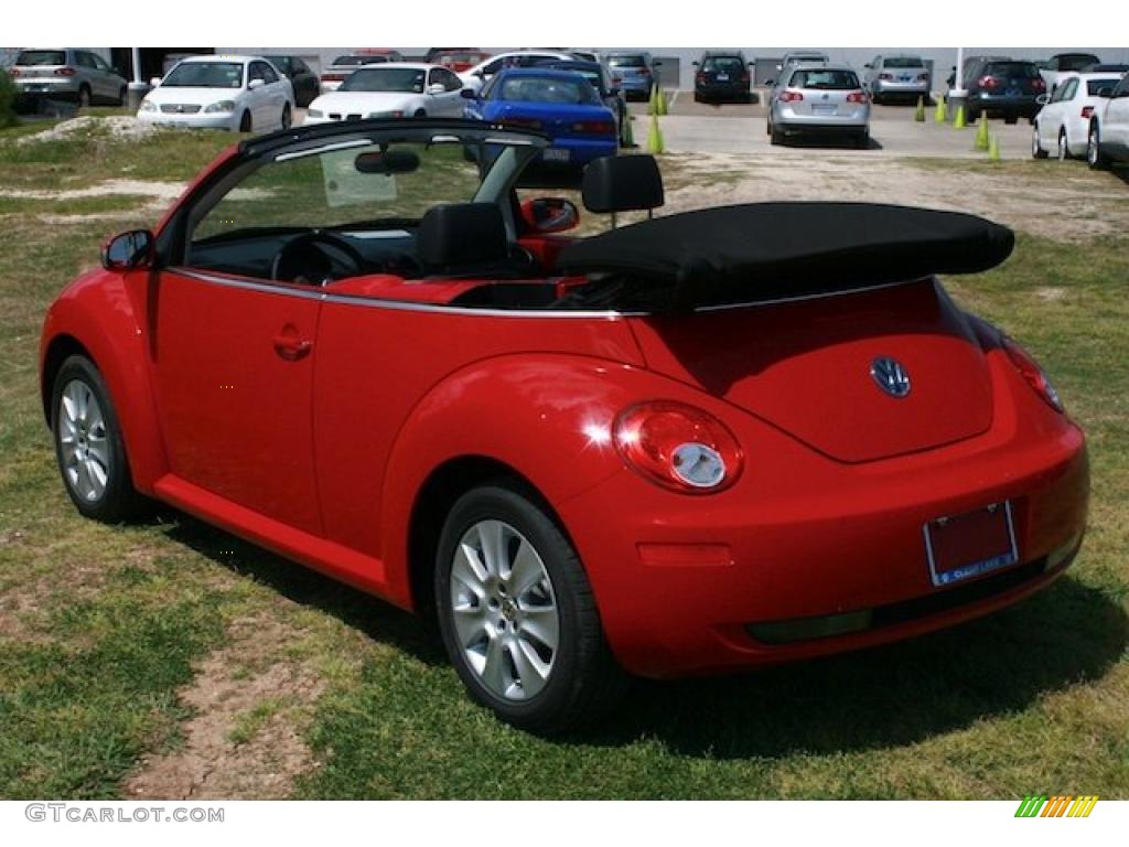 2010 New Beetle 2.5 Convertible - Salsa Red / Black photo #17