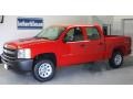 2010 Victory Red Chevrolet Silverado 1500 Crew Cab 4x4  photo #1