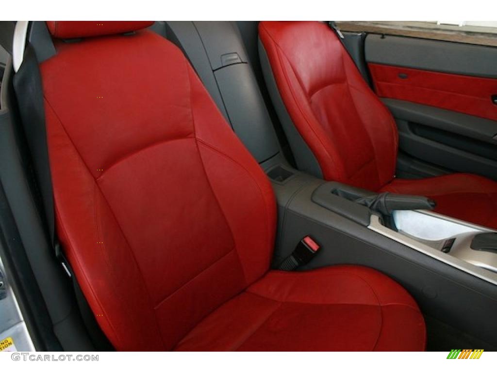 2003 Z4 2.5i Roadster - Titanium Silver Metallic / Red photo #33