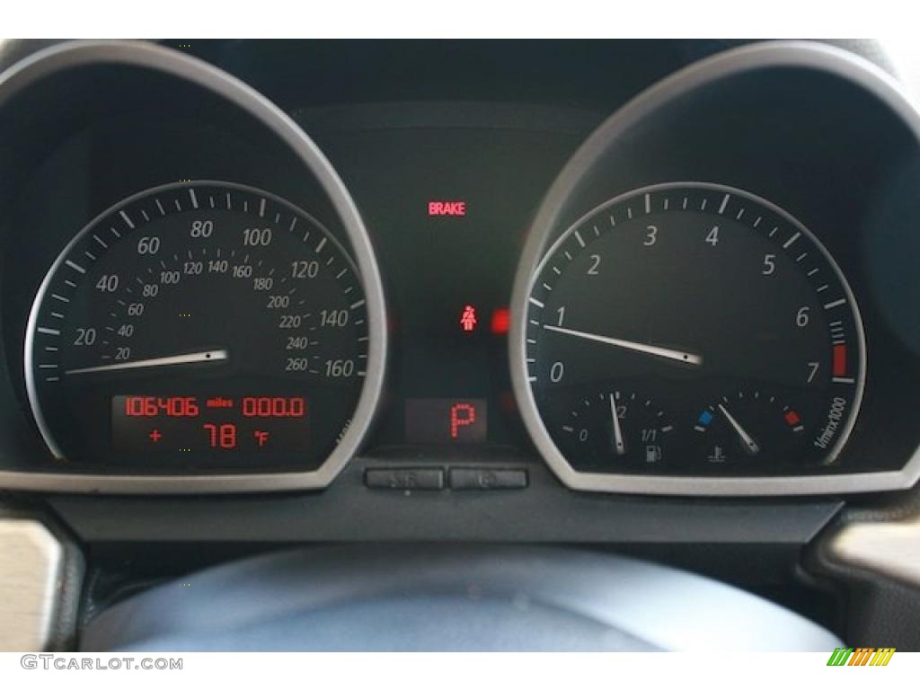 2003 Z4 2.5i Roadster - Titanium Silver Metallic / Red photo #34