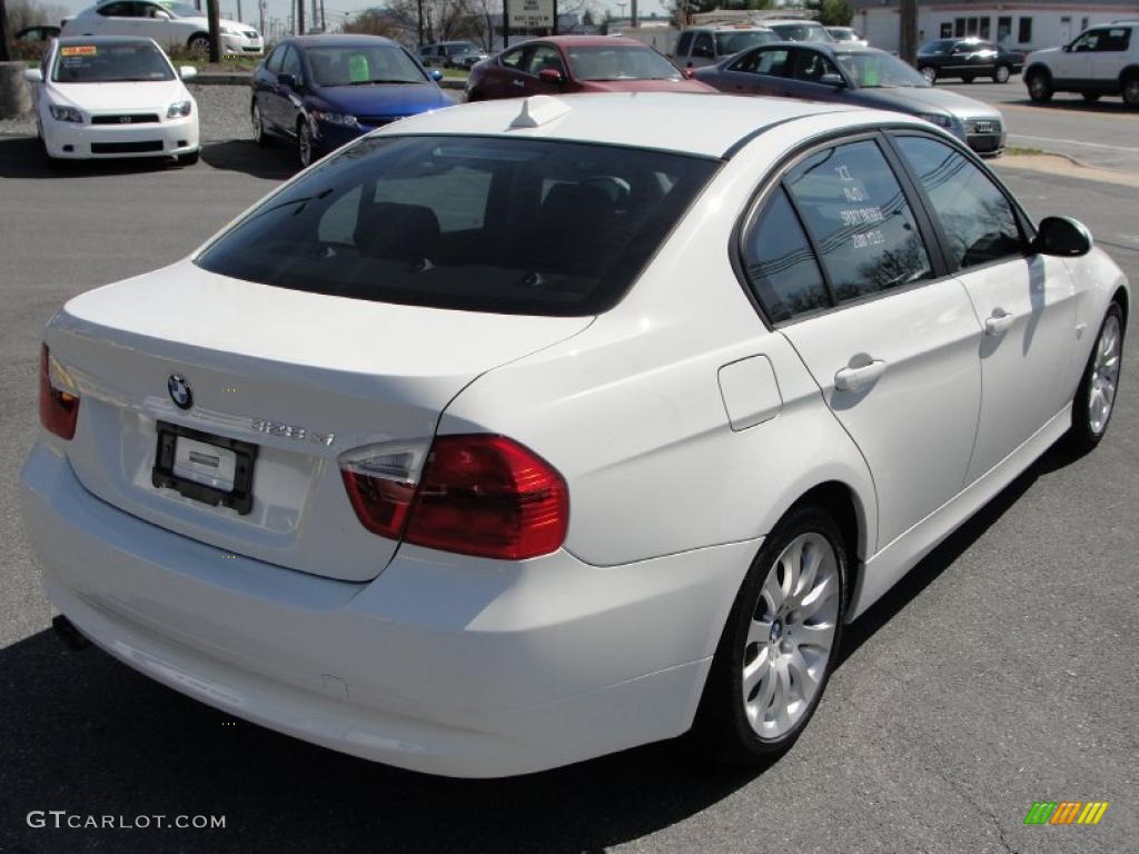 2007 3 Series 328xi Sedan - Alpine White / Terra/Black Dakota Leather photo #6