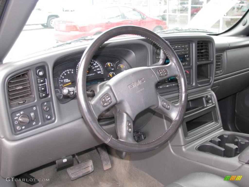 2007 Sierra 1500 Classic SLT Crew Cab 4x4 - Deep Blue Metallic / Dark Titanium photo #6